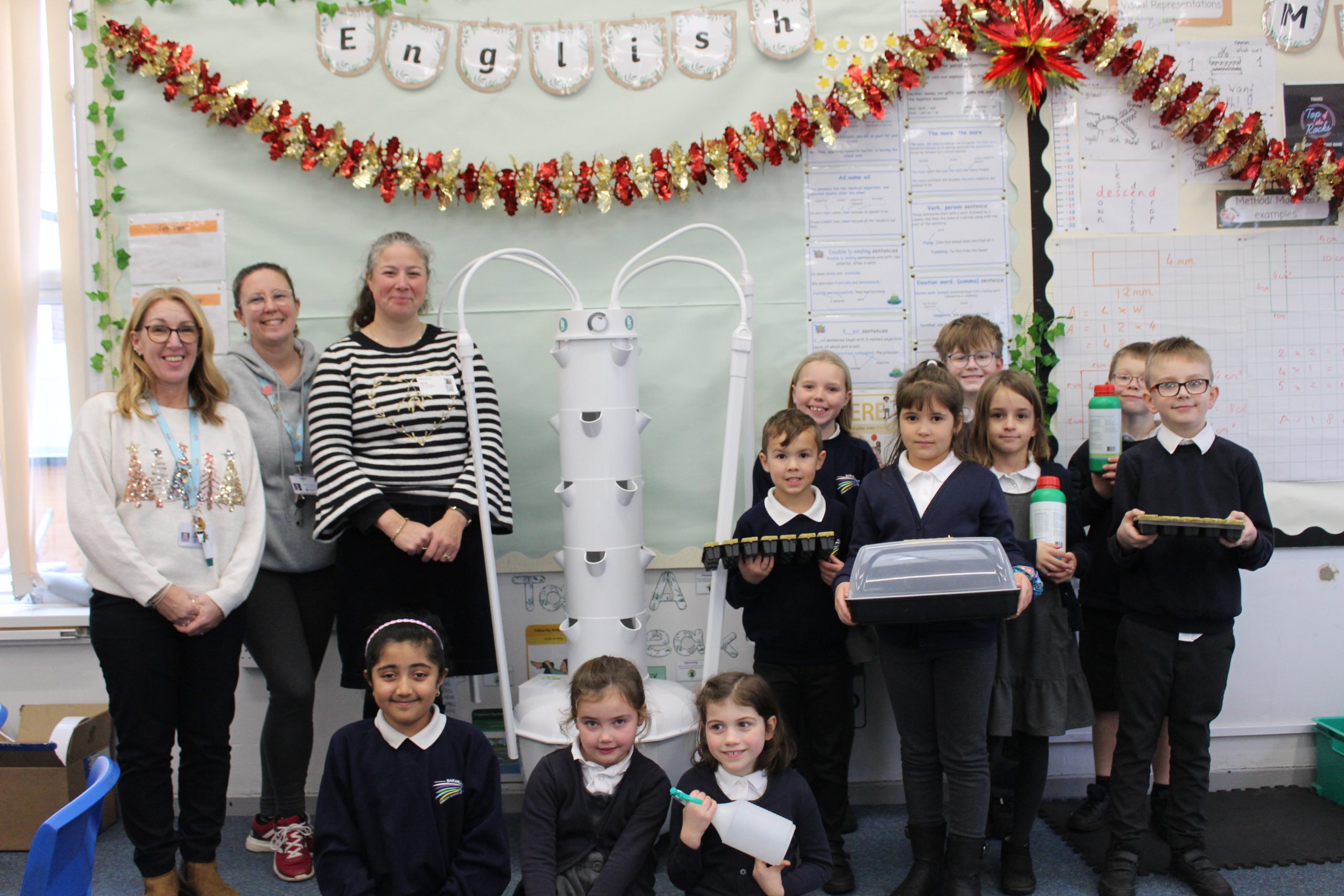 Bar Hill Win A Hydroponic Growing Tower